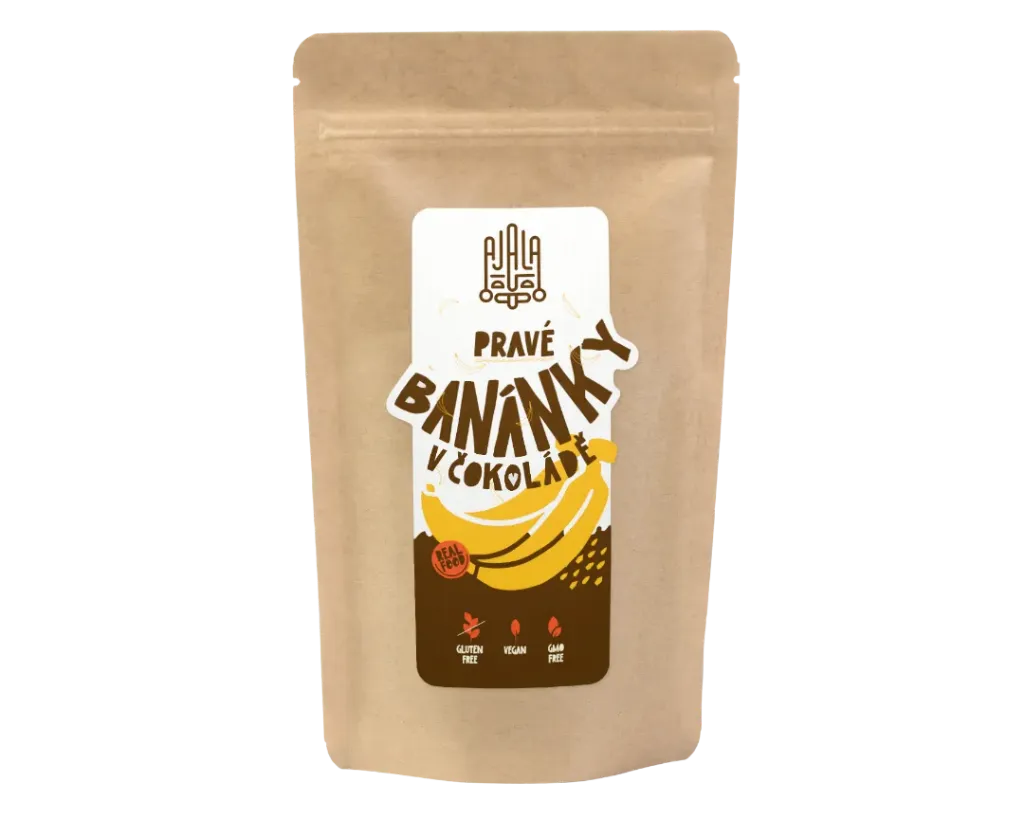 [AJZO2] Ajala Chocolate - Pravé banánky v čokoládě 150g