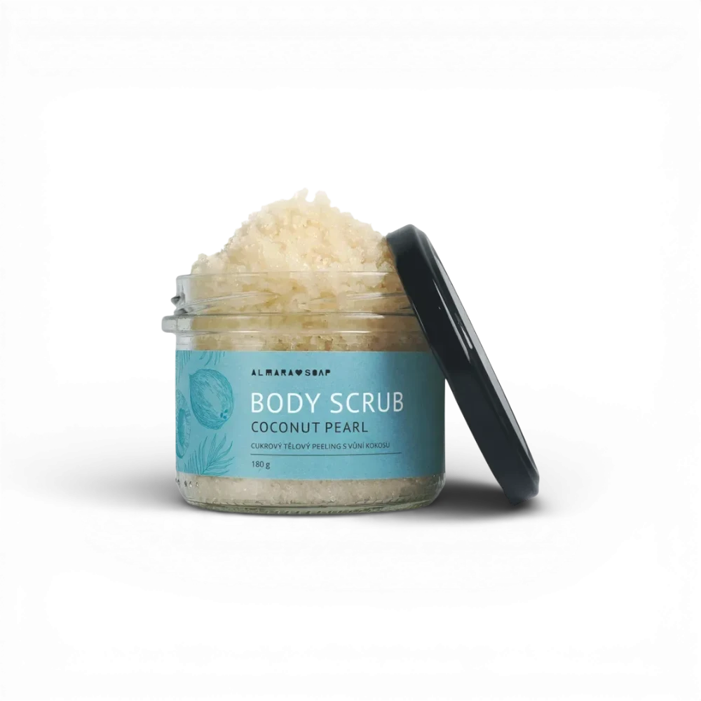 [AS-02SCRBCOCONT00CZ] Almara Soap - Body scrub Coconut Pearl 180g
