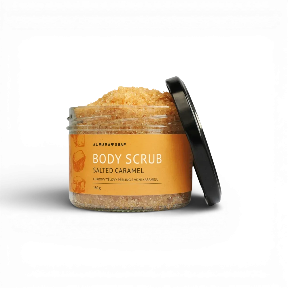 [15AS-02SCRB-CARAML00CZ] Almara Soap  - Body scrub Salted Caramel 180g