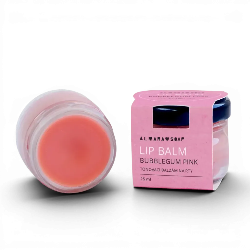 [AS-02BLPSBLBUBL00CZ] Almara Soap - Lip Balm Bubblegum Pink 25ml