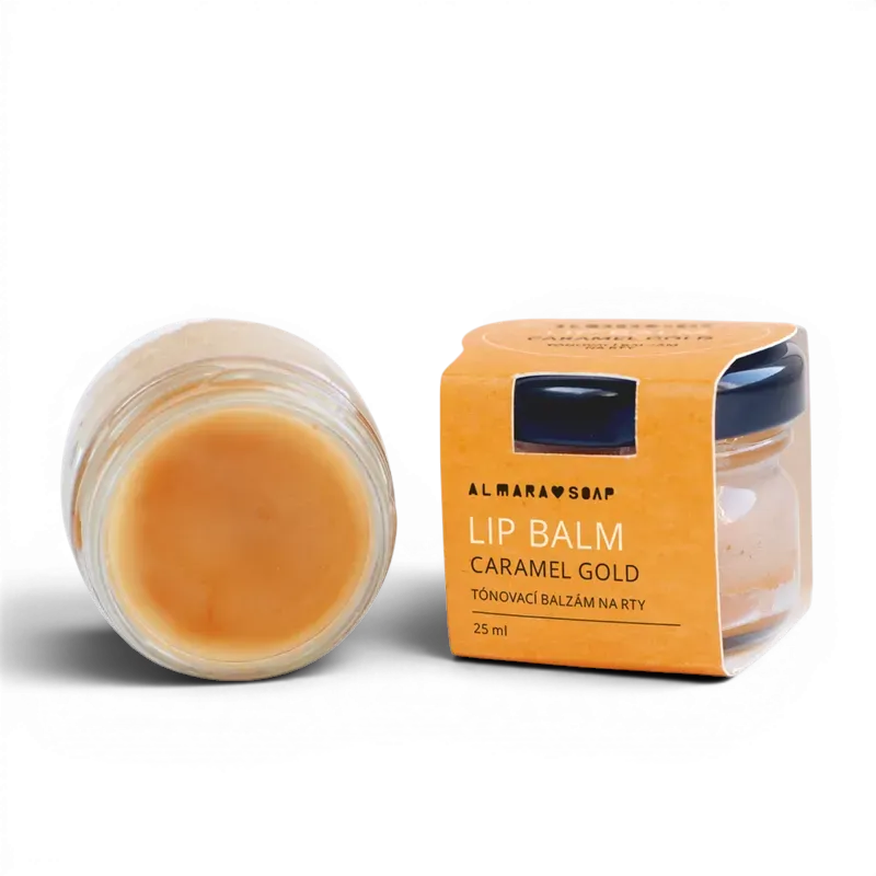 [1512837808778150] Almara Soap - Lip Balm Caramel Gold 25ml