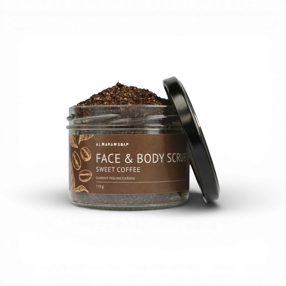 [1477446556578430] Almara Soap - Face&Body scrub Sweet Coffee 110g