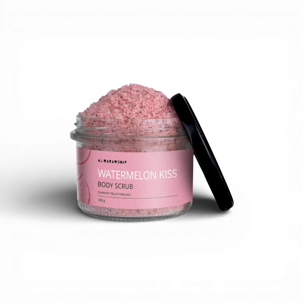 [AS-02SCRBWTRMLS00CZ] Almara Soap - Body scrub Watermelon Kiss 180g
