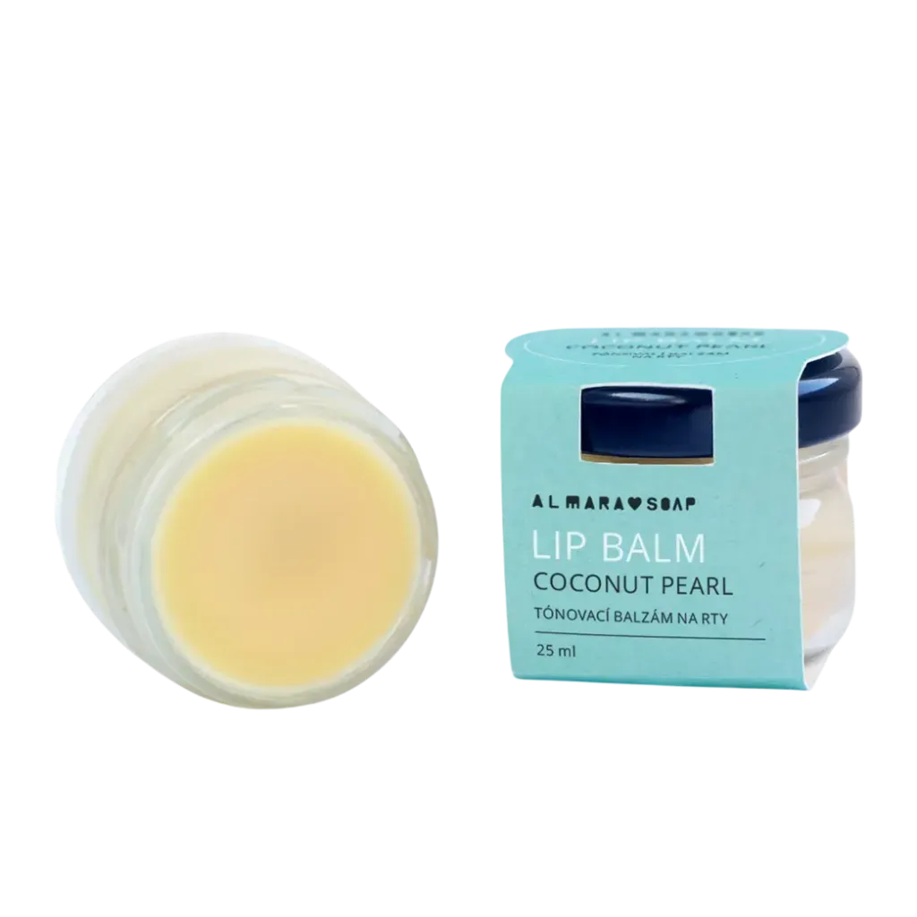 [AS-02BLPS-BLCOCN00CZ] Almara Soap - Lip Balm Coconut Pearl 25ml