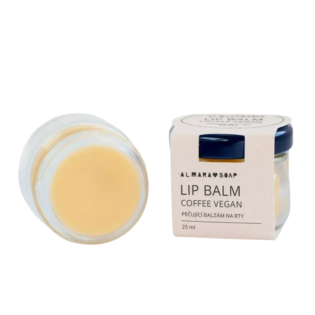 [AS-02BLPS-BLCOFF00CZ] Almara Soap - Lip Balm Coffee Vegan 25ml