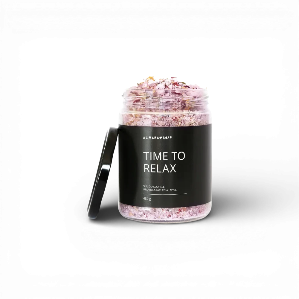 Almara Soap - Koupelová sůl Time to Relax 450g