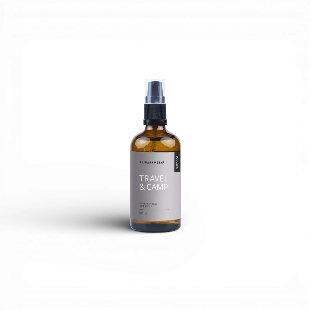 Almara Soap - Ochranný olej do přírody Travel&Camp 100ml (repelent)