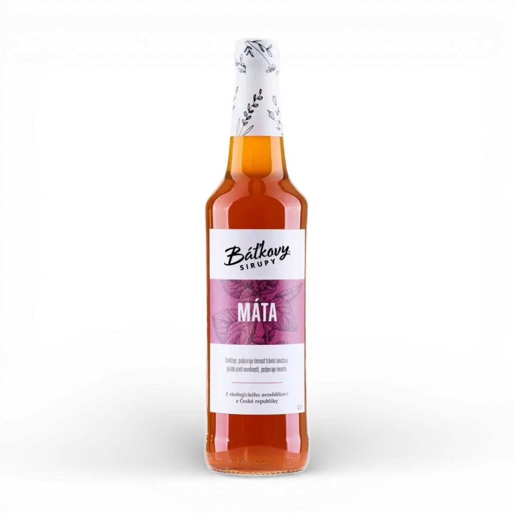 Báťkovy sirupy -  Mátový sirup 500ml