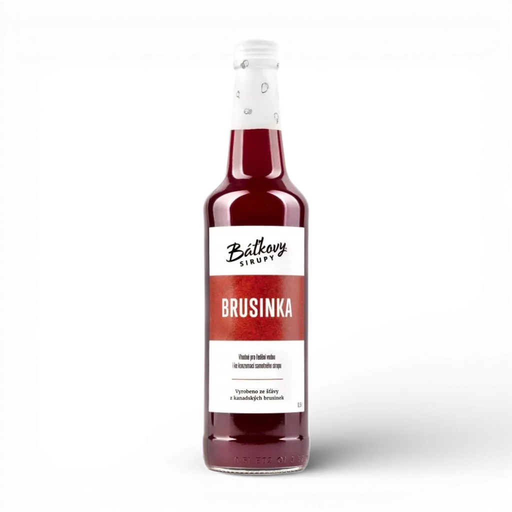 Báťkovy sirupy - Brusinkový sirup 500ml