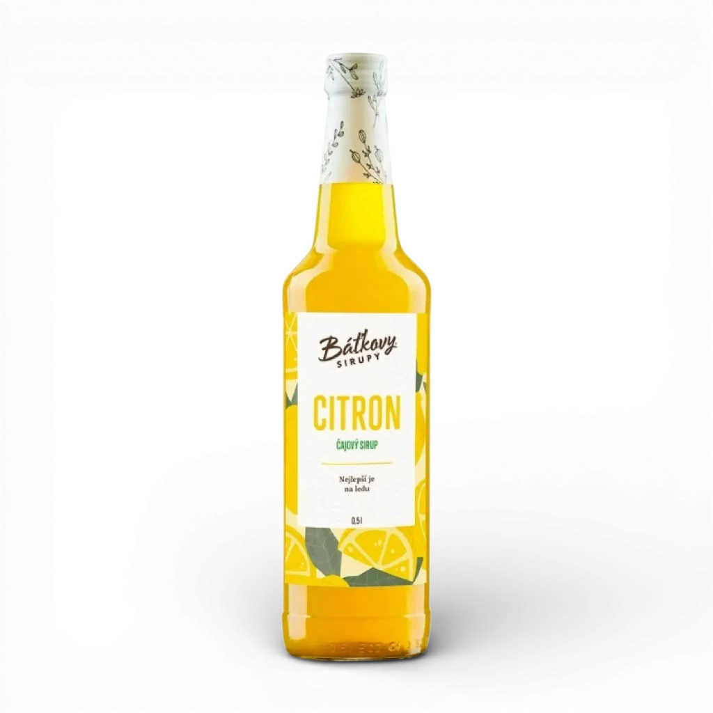 [1783185045069000] Báťkovy sirupy - Citron, čajový sirup 500ml