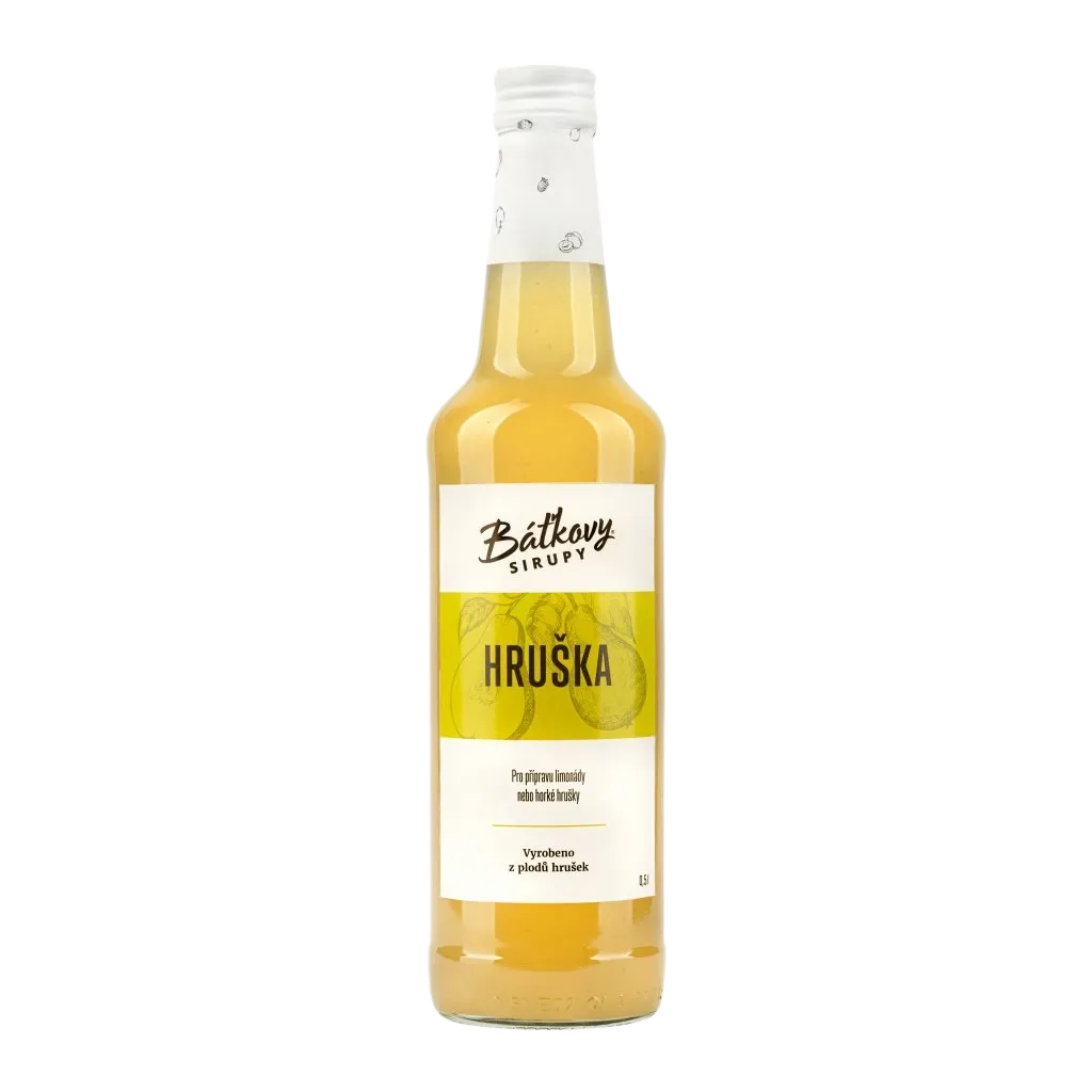 [1311781175926420] Báťkovy sirupy - Hruškový sirup 500ml