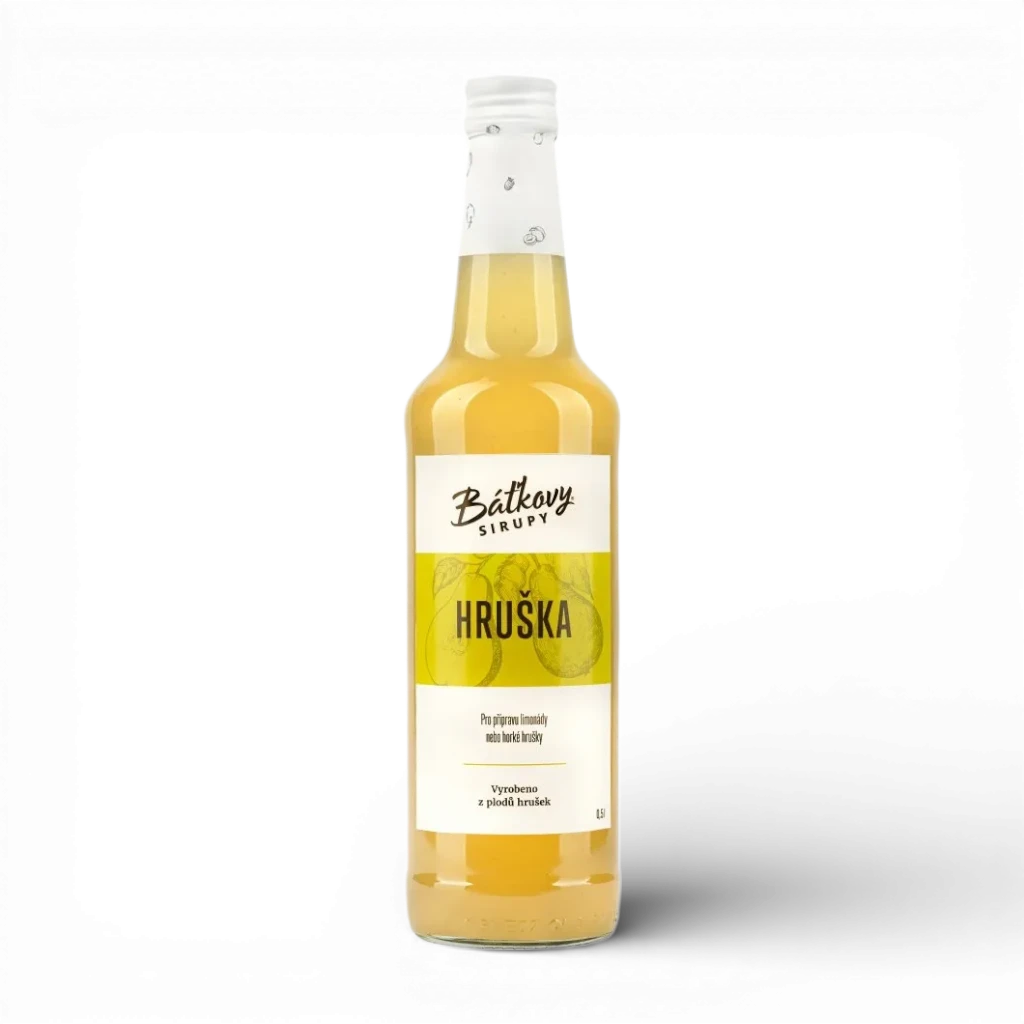 [1311781175926420] Báťkovy sirupy - Hruškový sirup 500ml