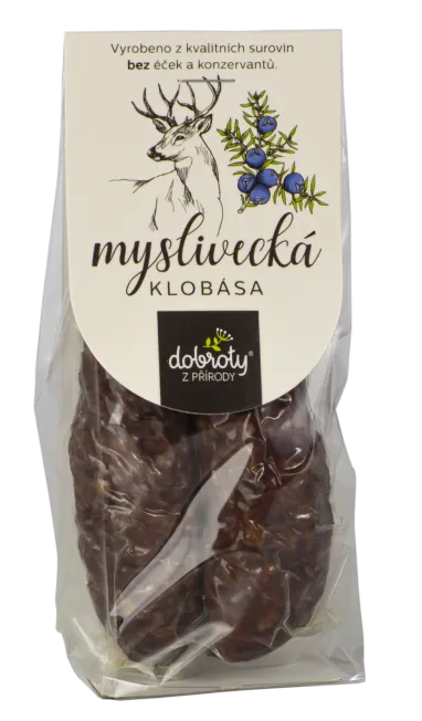[301001] Dobroty z přírody - Myslivecká klobása 2ks
