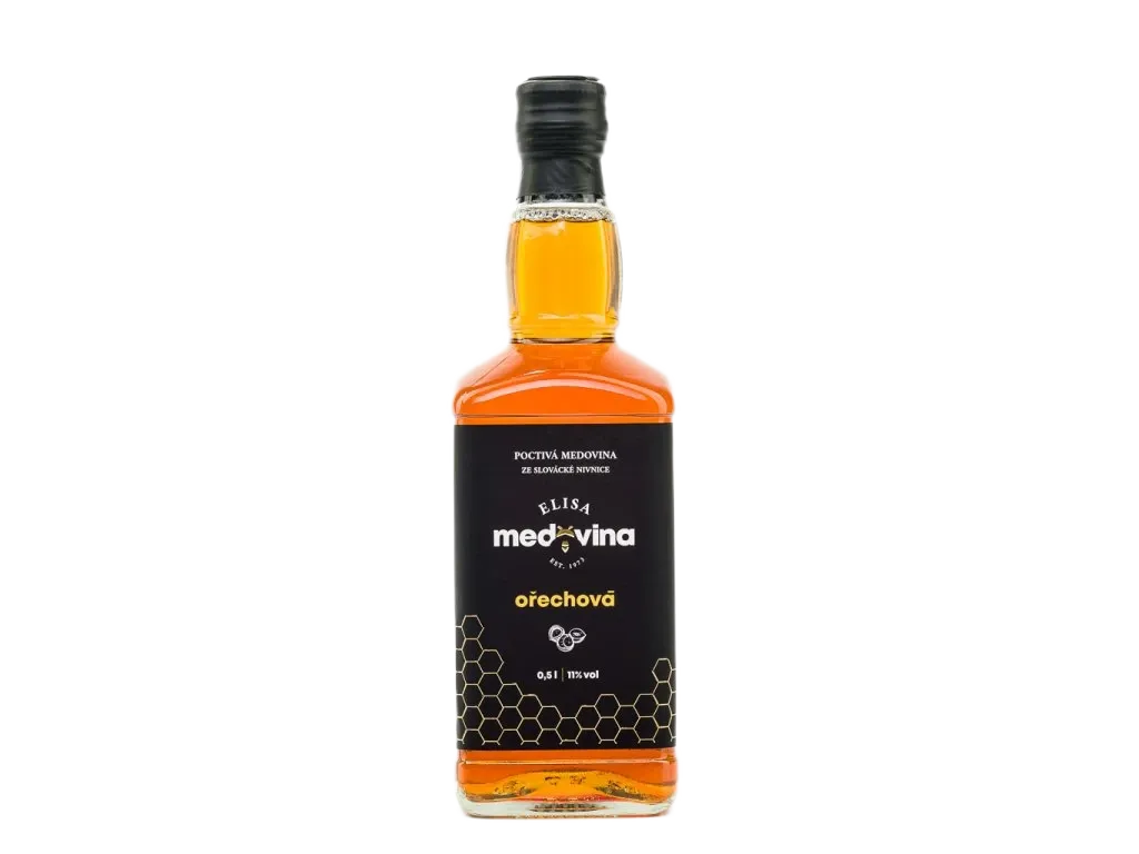[ELISA-ORECHOVA-0.5L] Elisa - Medovina ořechová 0,5l 11%