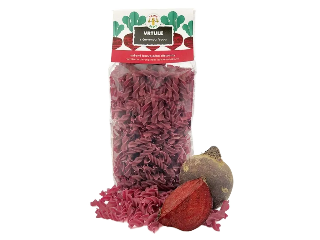 [038] Fajna pasta - Těstoviny Vrtule s červenou řepou 400g