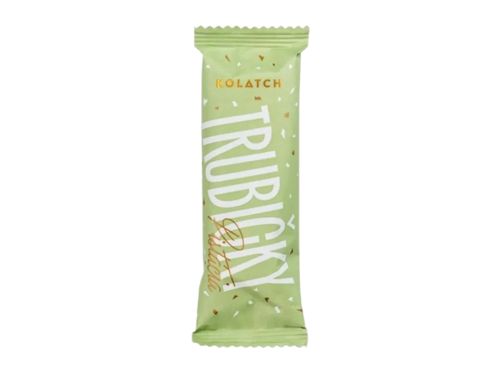 [1774532811763680] Kolatch - Trubičky - Pistácie 35g