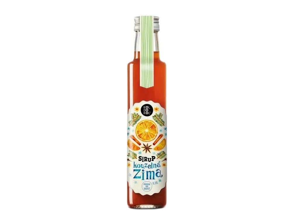 [KOUZELNÁ ZIMA sirup 250 ml] Koldokol - Kouzelná zima sirup 0,25l