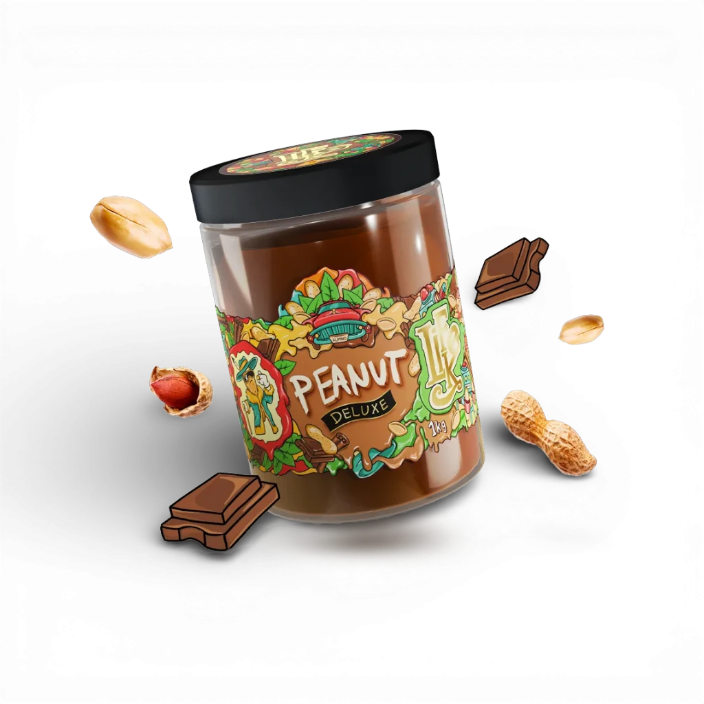 [ARAŠÍD DELUXE 1KG] LifeLike - Arašídový krém DeLuxe 1kg