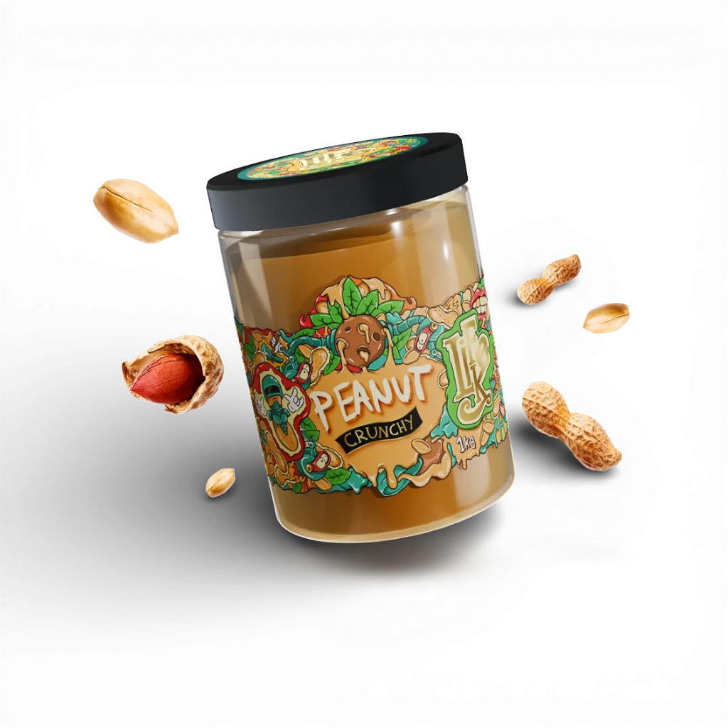 [ARAŠÍD KŘUP 1KG] LifeLike - Arašídový krém křupavý 1kg