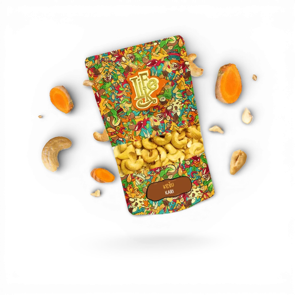 [OŘECHY - KEŠU KARI] LifeLike - Kešu kari 200g