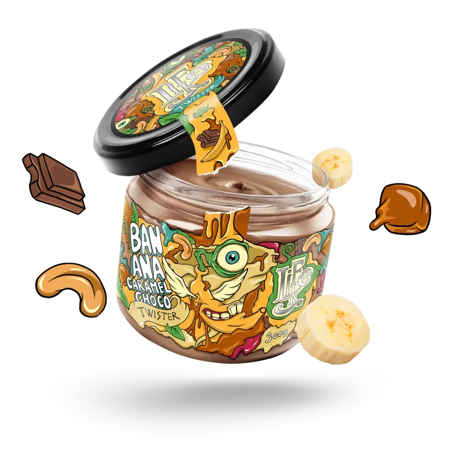 [TWISTER BANOFFEE] LifeLike - Twister Banana caramel choco 300g