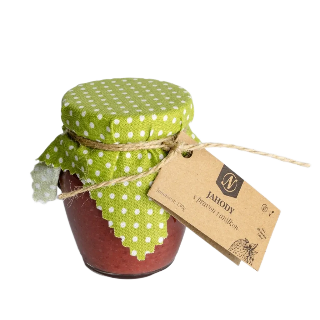 [1130/130] Nikoleta Maria - Jahody s pravou vanilkou 130g