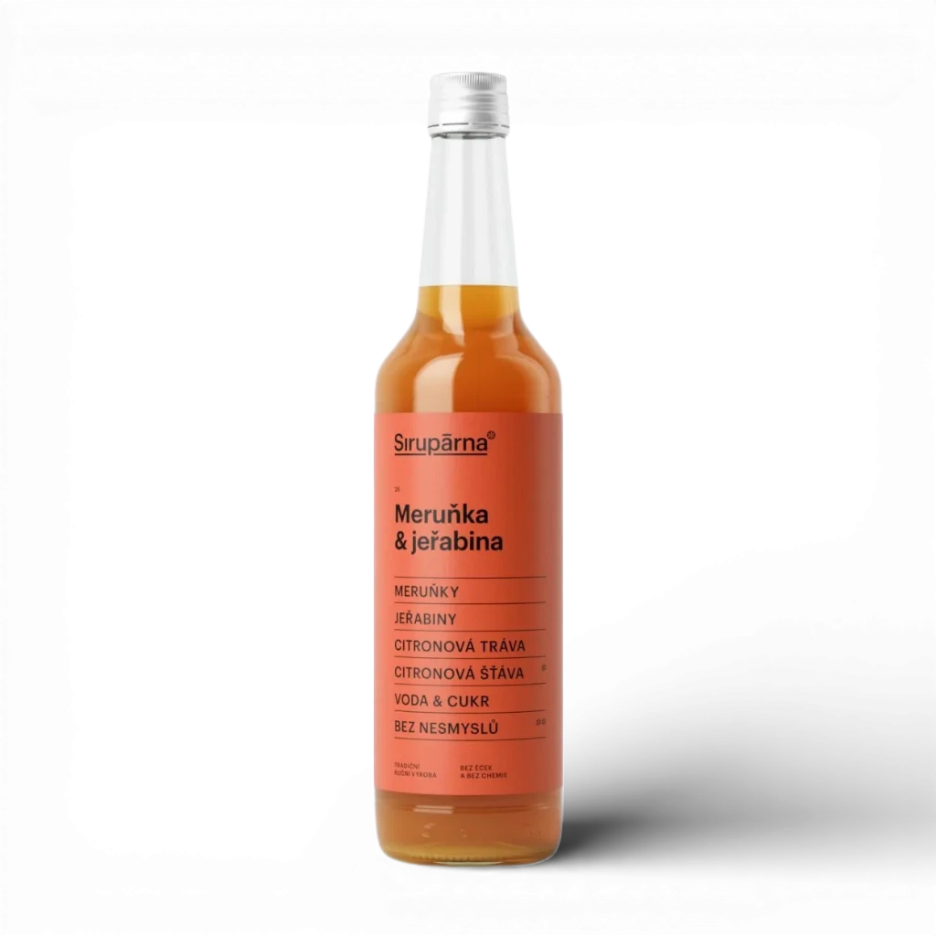 [SIR095] Sirupárna - Meruňka & Jeřabina 0,5l