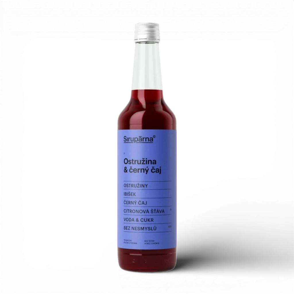 [SIR089] Sirupárna - Ostružina & černý čaj sirup 0,5l