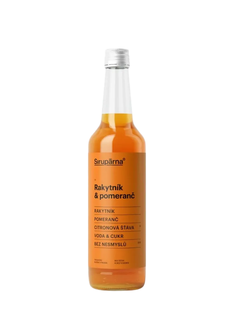 [SIR074] Sirupárna - Rakytník & pomeranč sirup 0,5l