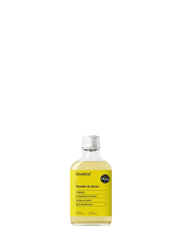 [SIR055] Sirupárna - Tymián & citron sirup 0,1l