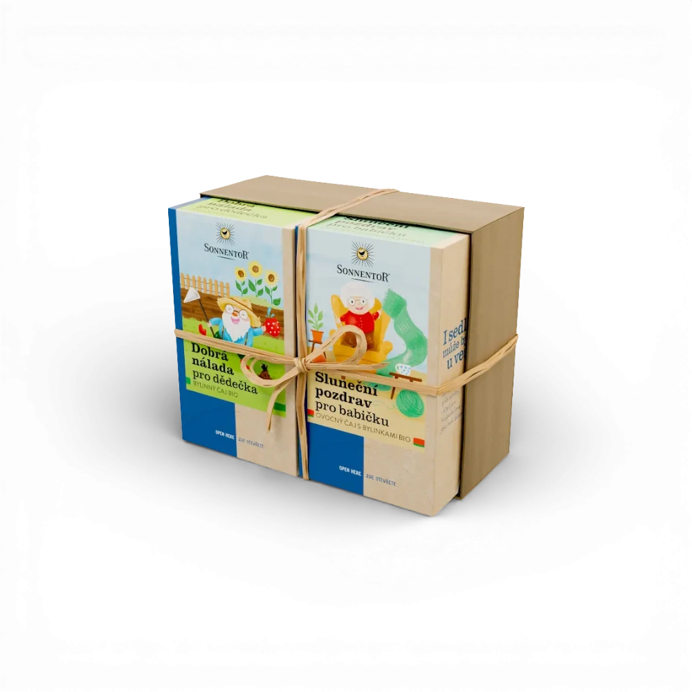 [33319] Sonnentor - Dárkové balení 2 čajů - Pro prarodiče 72 g