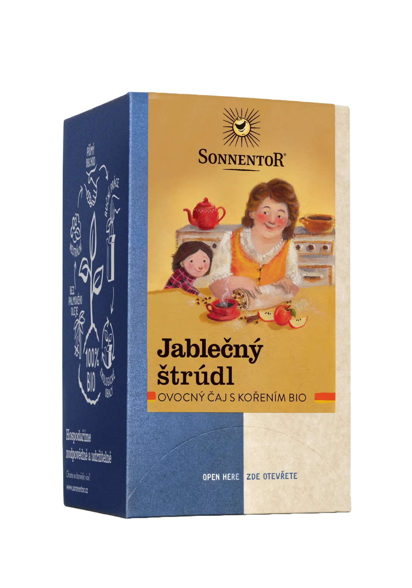 [02236] Sonnentor - Jablečný štrúdl bio 45g porc. dvoukomorový
