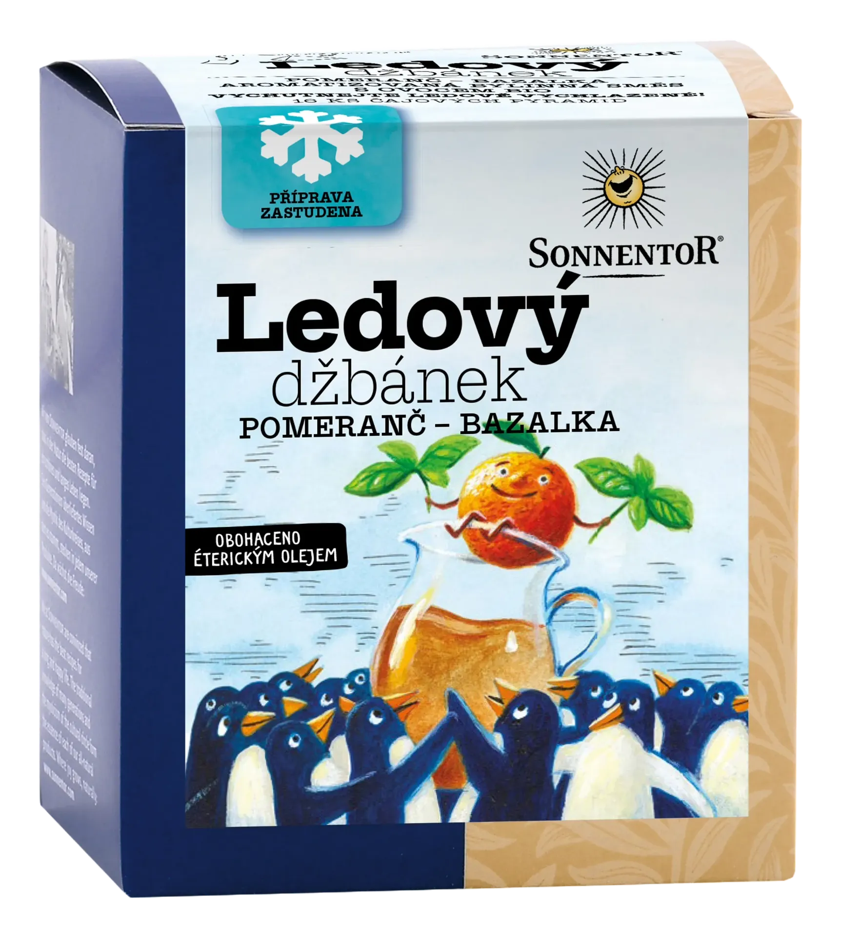 [08005] Sonnentor - Ledový džbánek - Pomeranč-bazalka bio 40g