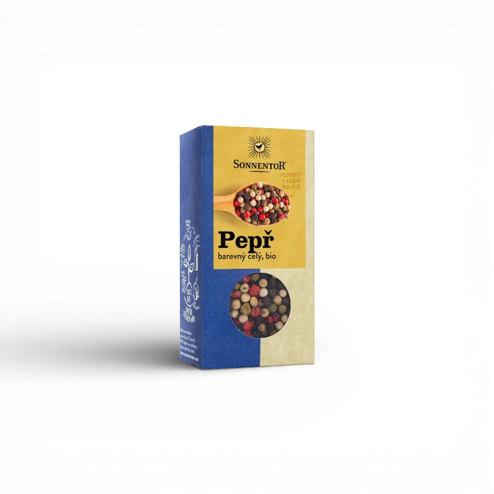 [00878] Sonnentor - Pepř barevný bio, celý 50g