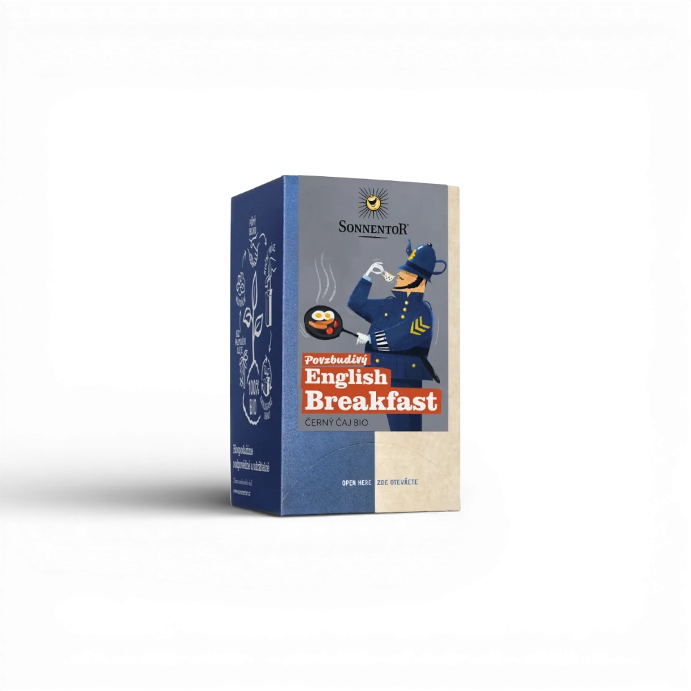 [02685] Sonnentor - Povzbudivý English Breakfast, černý čaj bio, porc. 32,4g