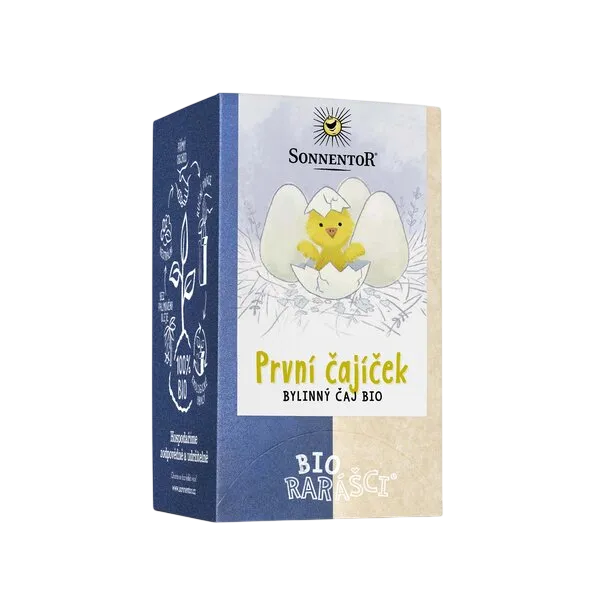 [02628] Sonnentor - První čajíček Biorarášci, dvojkomorový, porcovaný, 27g