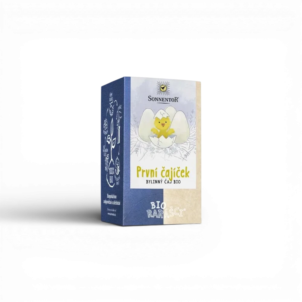 [02628] Sonnentor - První čajíček Biorarášci, dvojkomorový, porcovaný, 27g