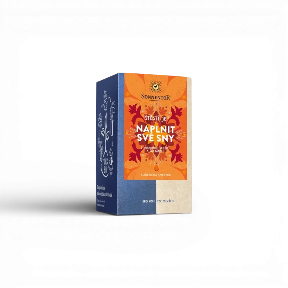 [02583] Sonnentor - Štěstí je * naplnit své sny 30,6g porcovaný