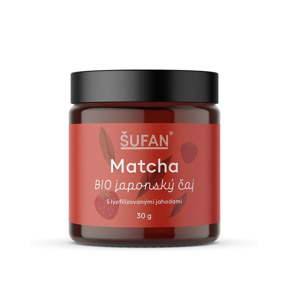 [N 89] Šufan -  BIO japonský čaj Matcha s jahodou 30g