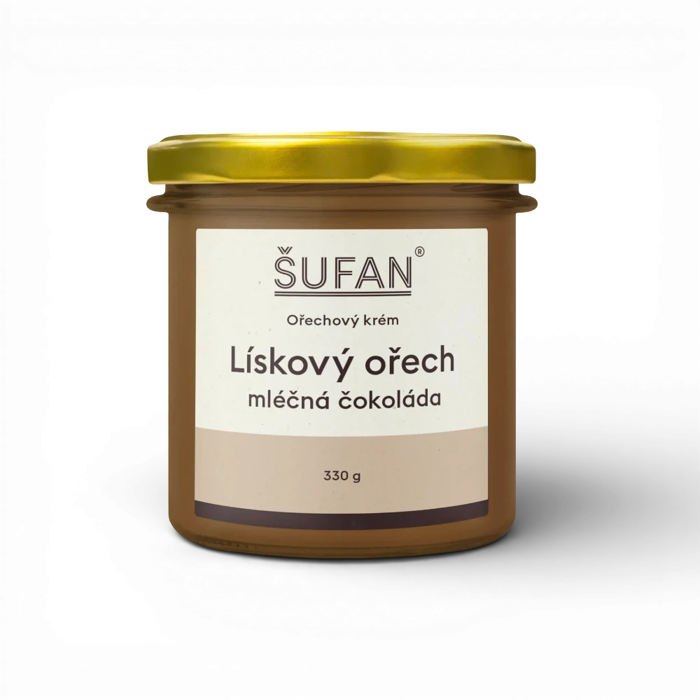 [SU-OKO-S-M-0005] Šufan - Lískový ořech s mléčnou čokoládou 330g