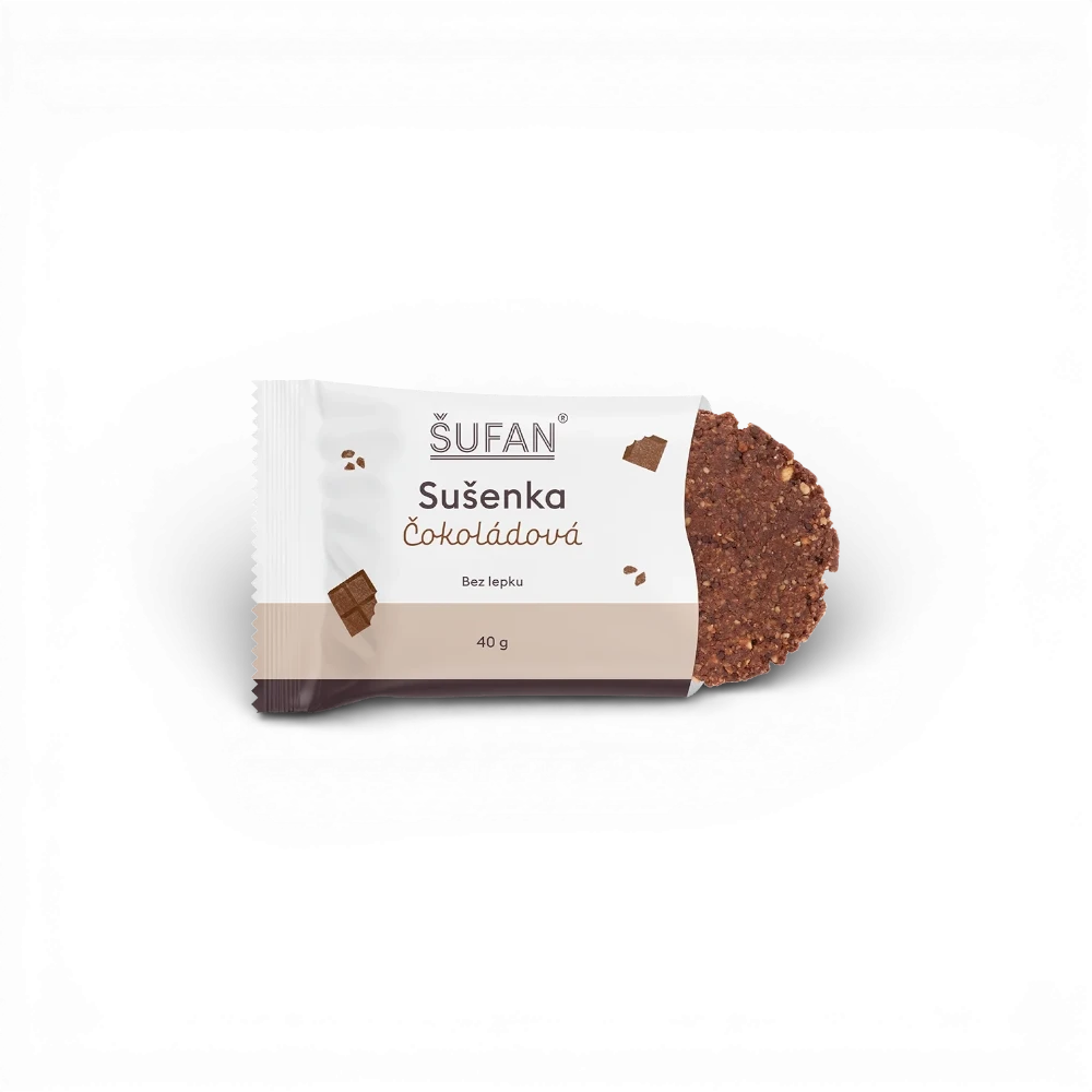 Šufan - Sušenka s čokoládou bez lepku 40g