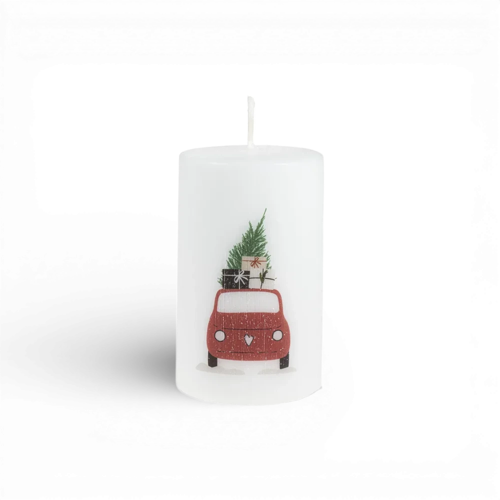 Unipar - Bílá Xmas HOME - Auto 100x60mm