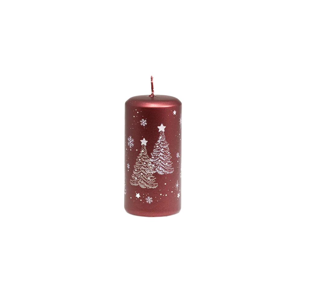 [1854021034414910] Unipar - Červená - Zasněžený les 100x50mm