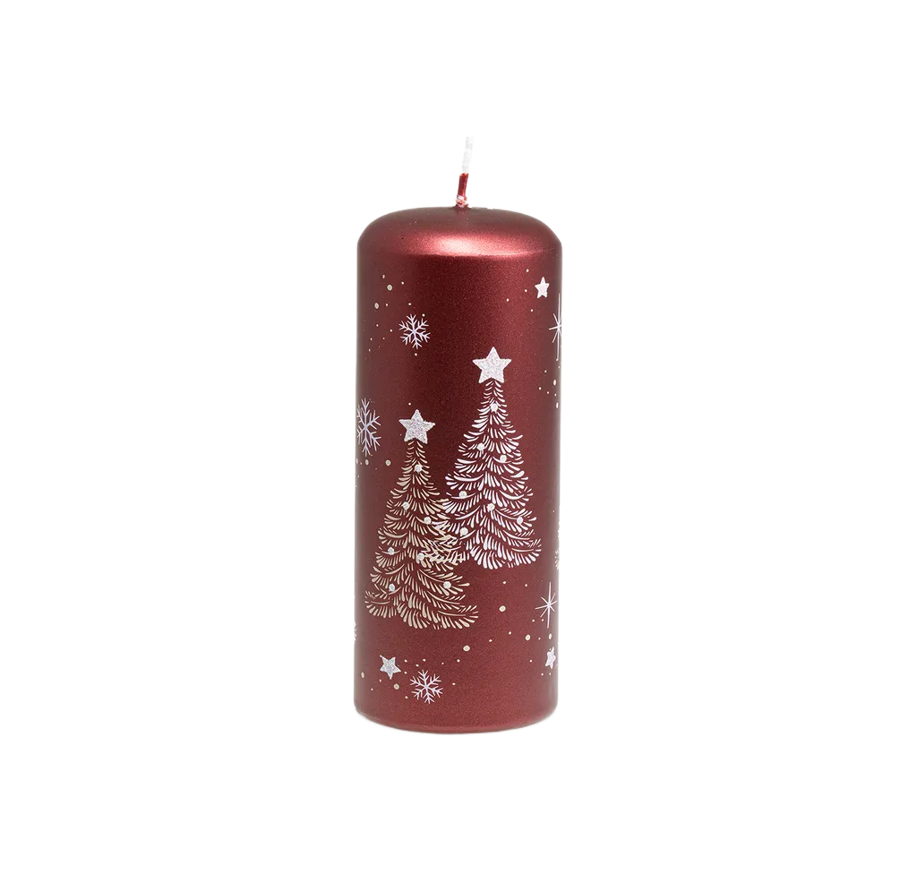 [1854020355507230] Unipar - Červená - Zasněžený les 150x60mm