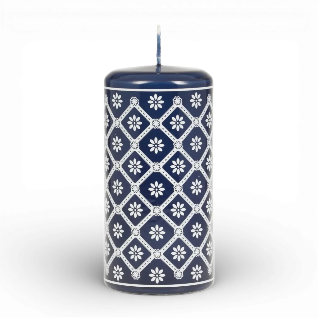 [1625969518233710] Unipar - Svíčka z Valašska - modrá 60x120mm