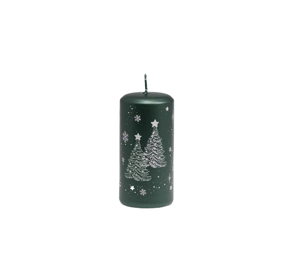 [1854017185584010] Unipar - Zelená - Zasněžený les 100x50mm