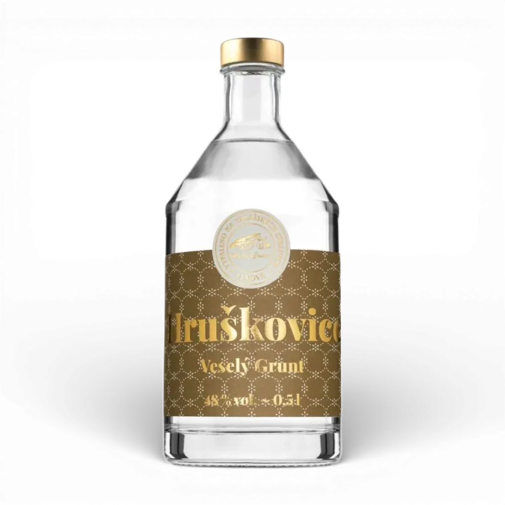 [50012] Veselý Grunt - Hruškovice kulatá 48% 0,5l