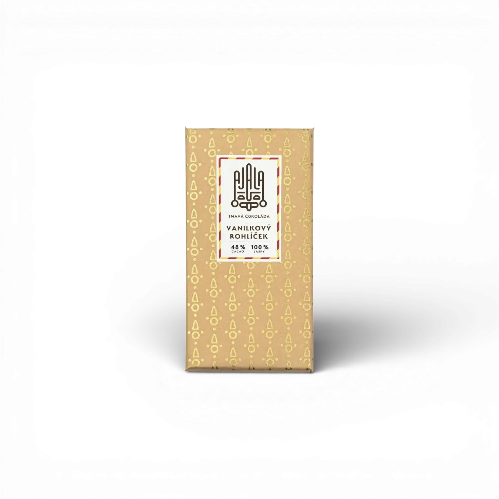 [561263] Ajala Chocolate - Vanilkový rohlíček 45g