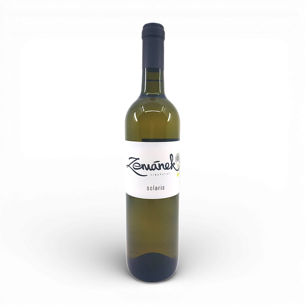 [1842948718130510] Zemánek - Solaris , bílé, polosladké s přívlastkem, výběr z hroznů 12,5%, 0,75l