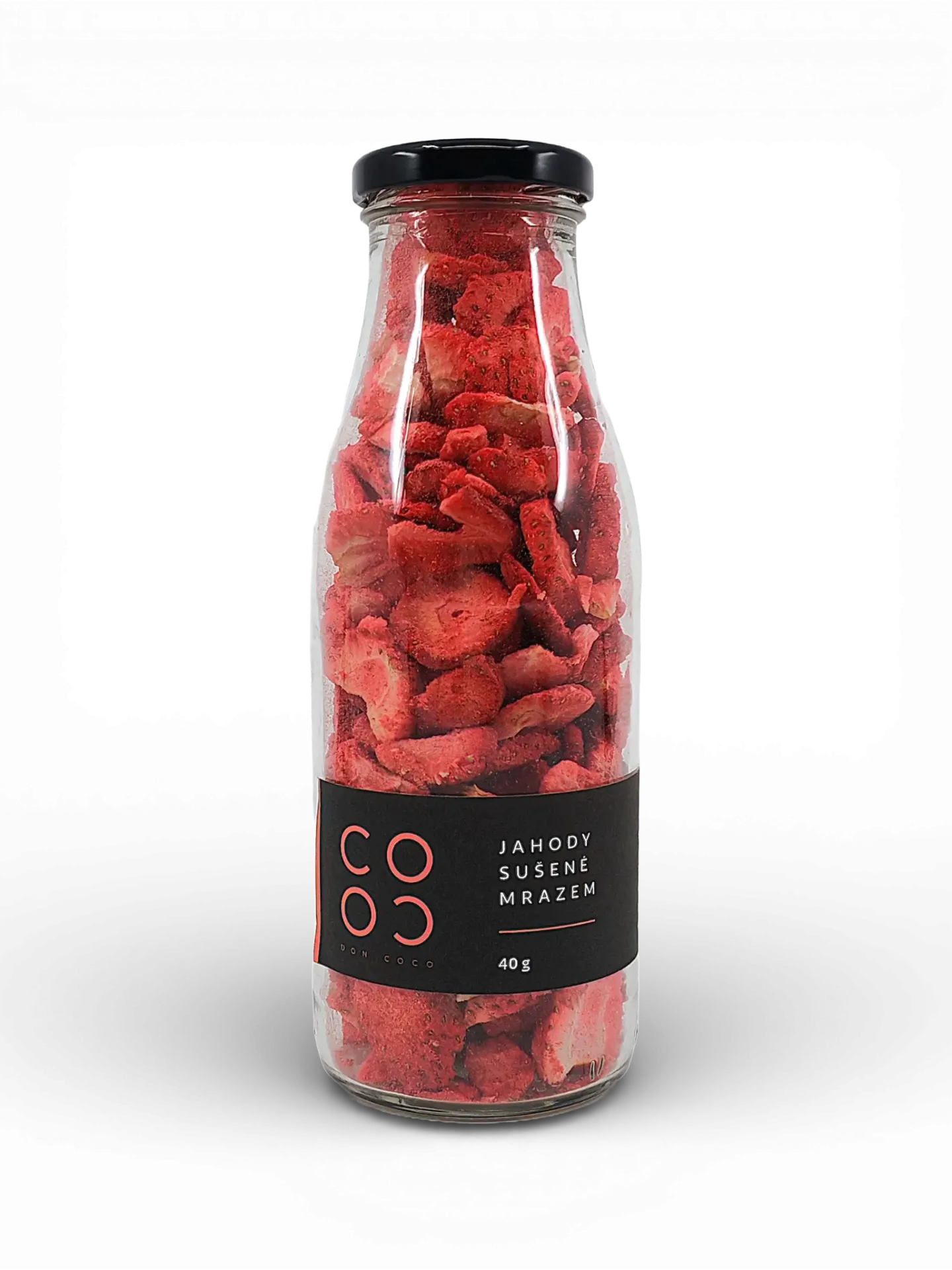 [1379861121893430] DON COCO - Lyofilizované jahody v láhvi 40g